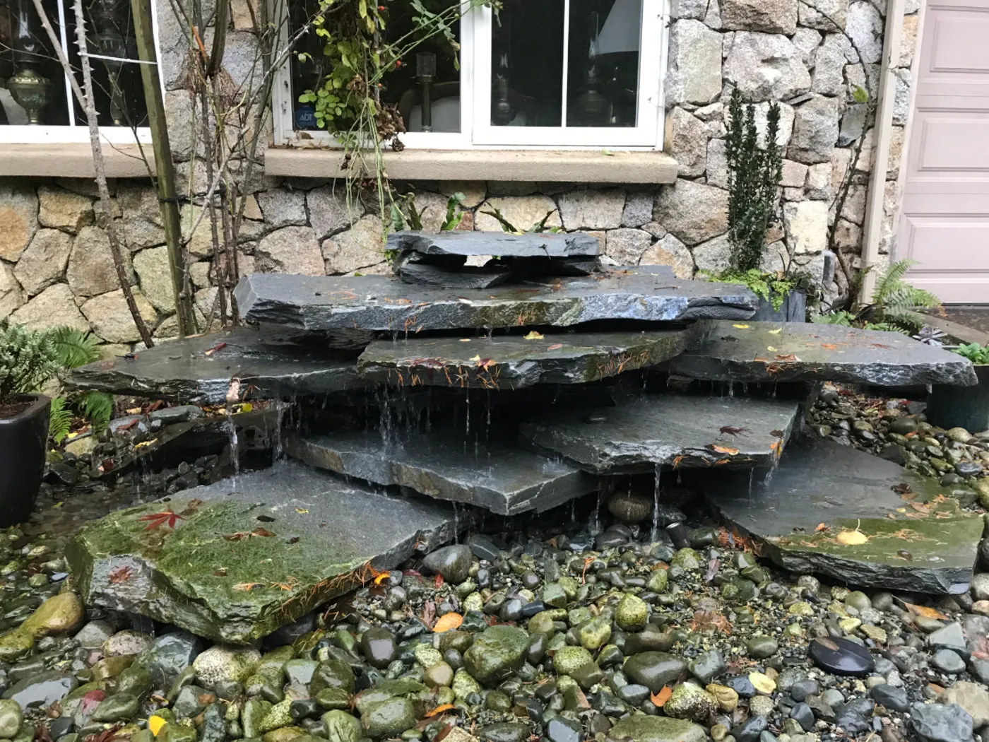 A completed Fountains & Urns project by Oxbow Aquatic Services in Greater Victoria.