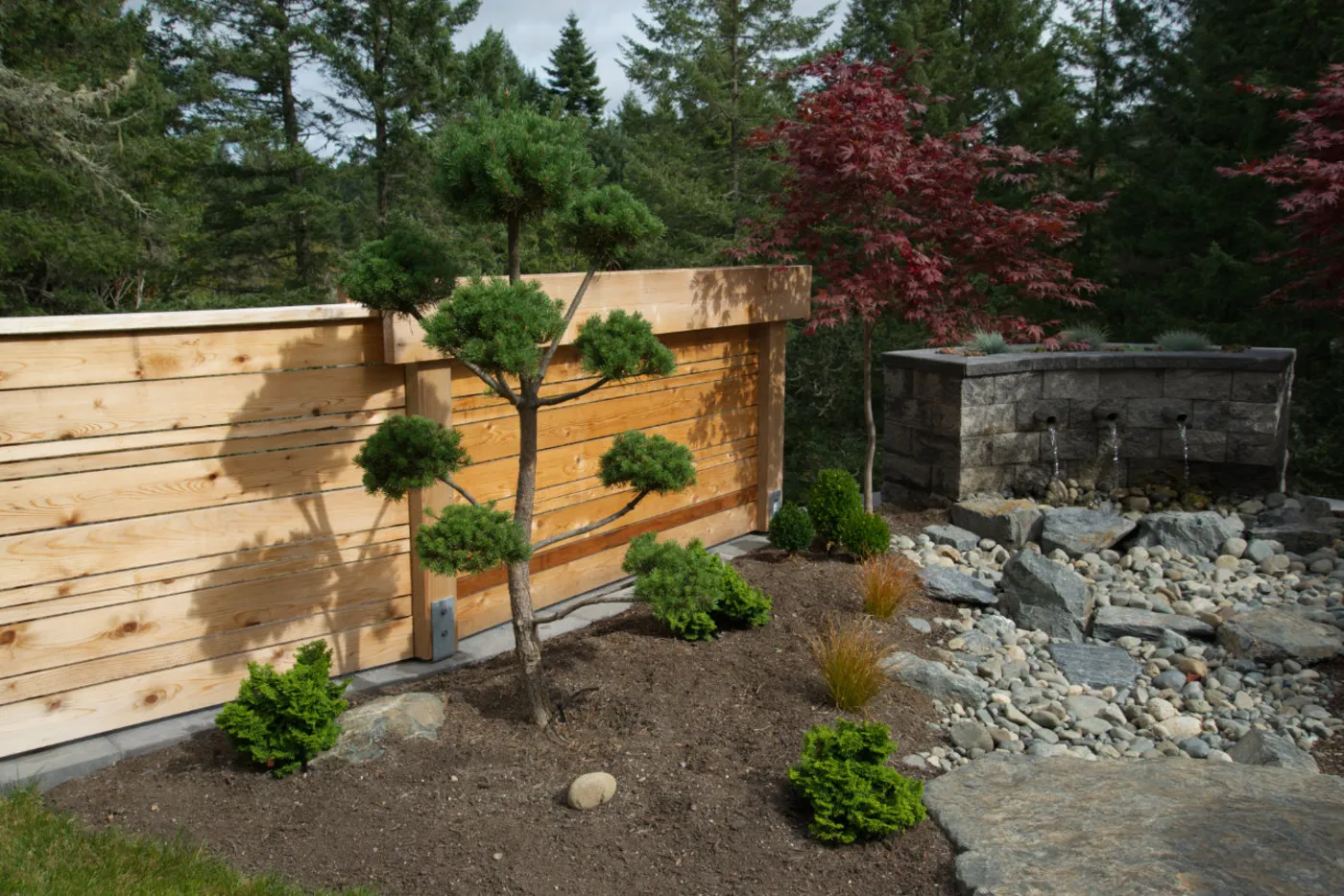 A completed Landscape Elements project by Oxbow Aquatic Services in Greater Victoria.