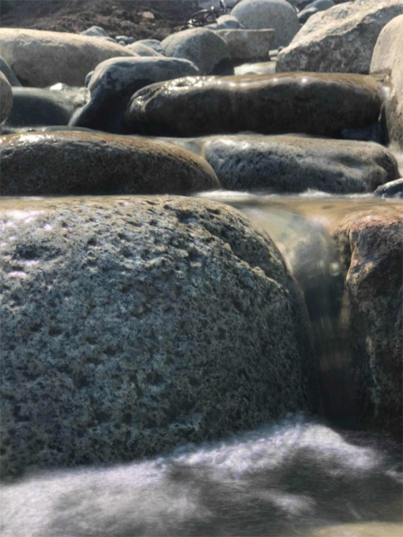 A completed Pondless Waterfalls project by Oxbow Aquatic Services in Greater Victoria.